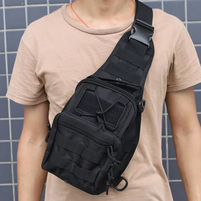 Shoulder Sling Backpack Military Style Outdoor Compact Stealth Angel Survival