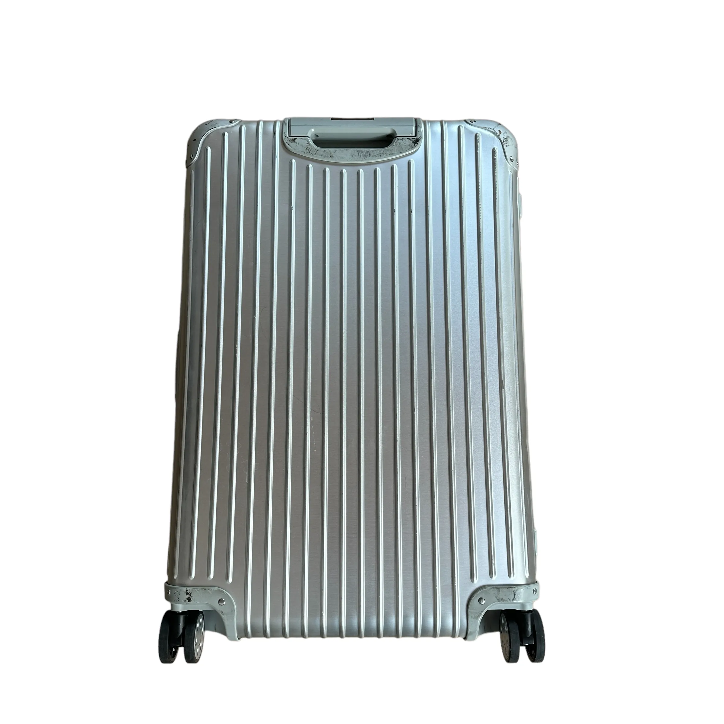 Silver Aluminium Suitcase - L