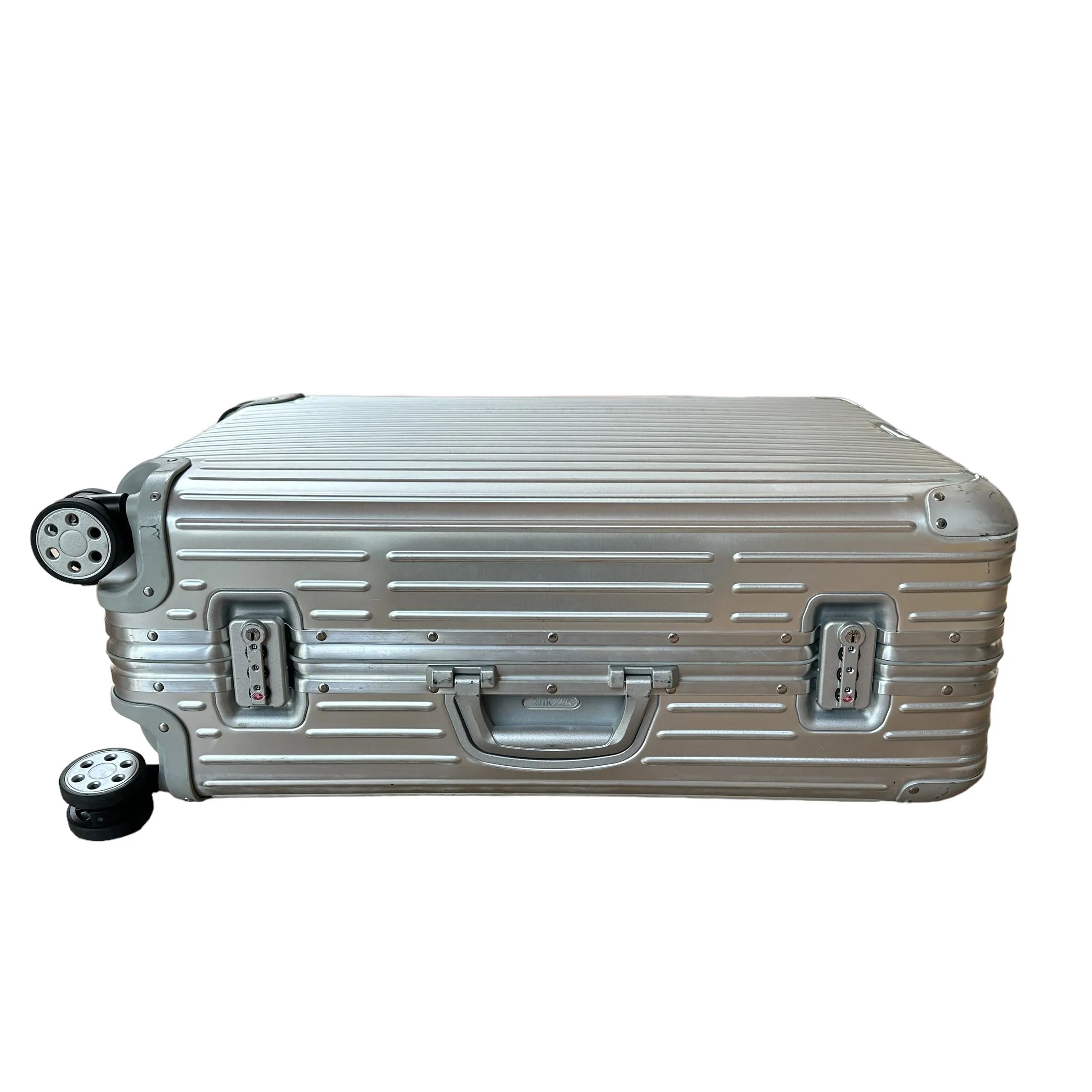 Silver Aluminium Suitcase - L