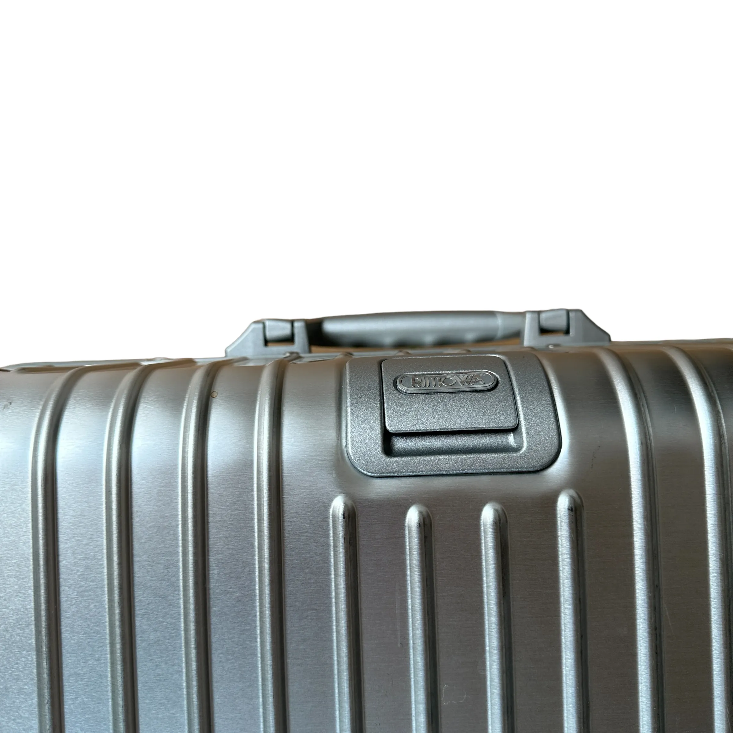 Silver Aluminium Suitcase - L