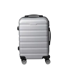 Slimbridge 24" Luggage Case Suitcase Silver 24 inch