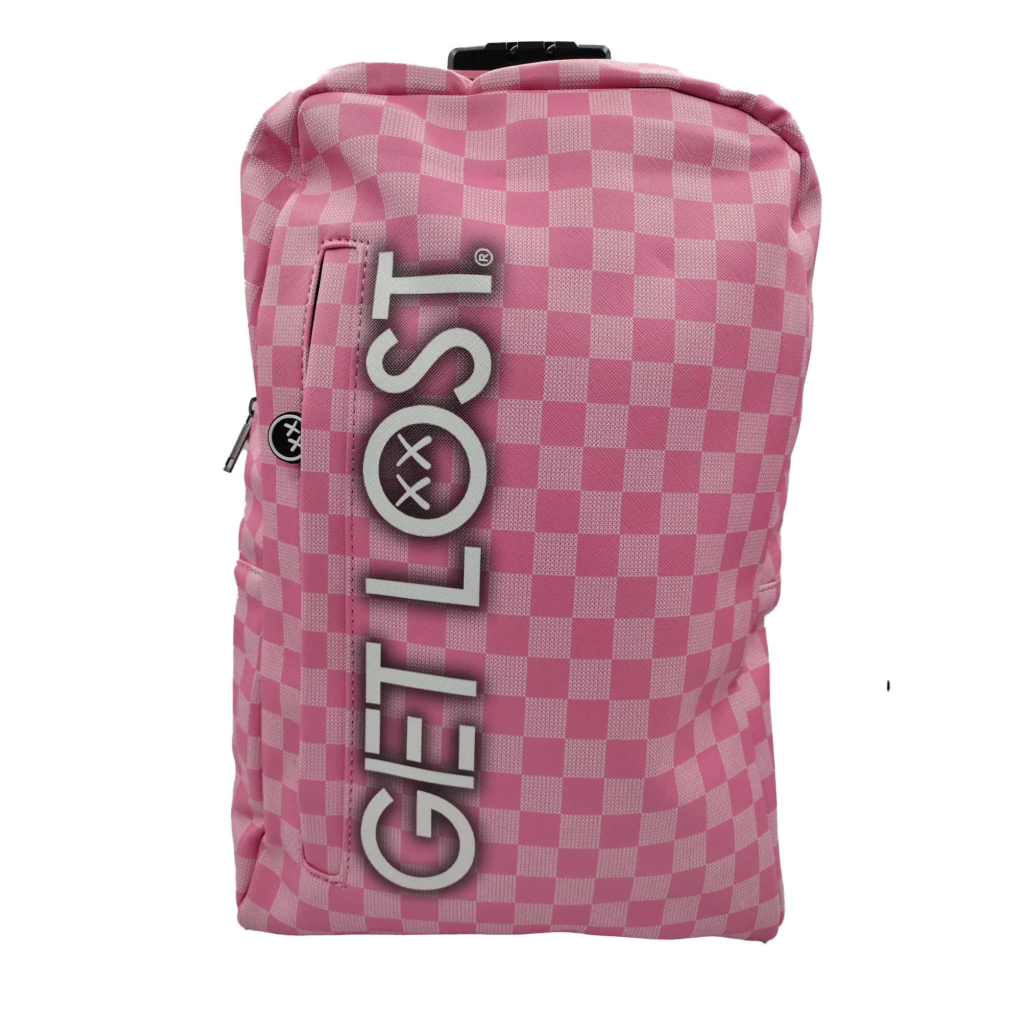 Smell Proof Premium Backpacks l PINK SQUARES