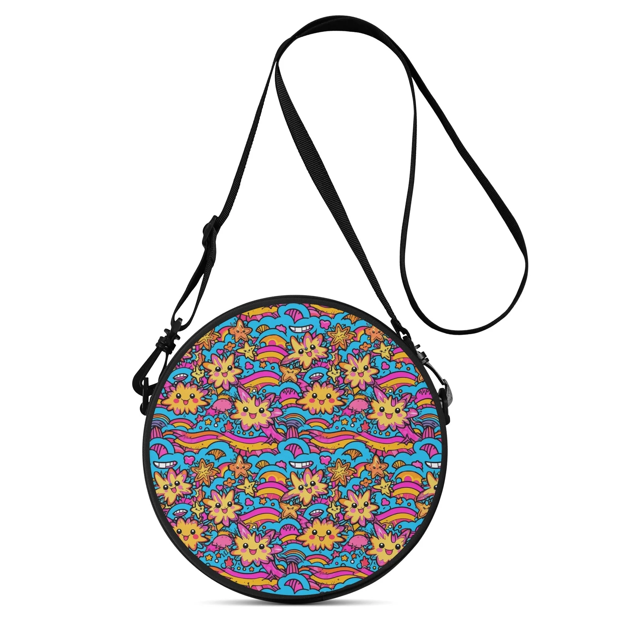 Squishy Star Round Satchel Bag