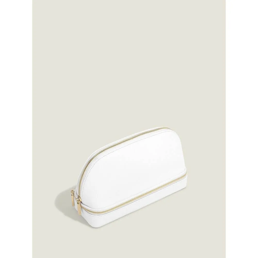 Stackers Jewellery Makeup Bag White