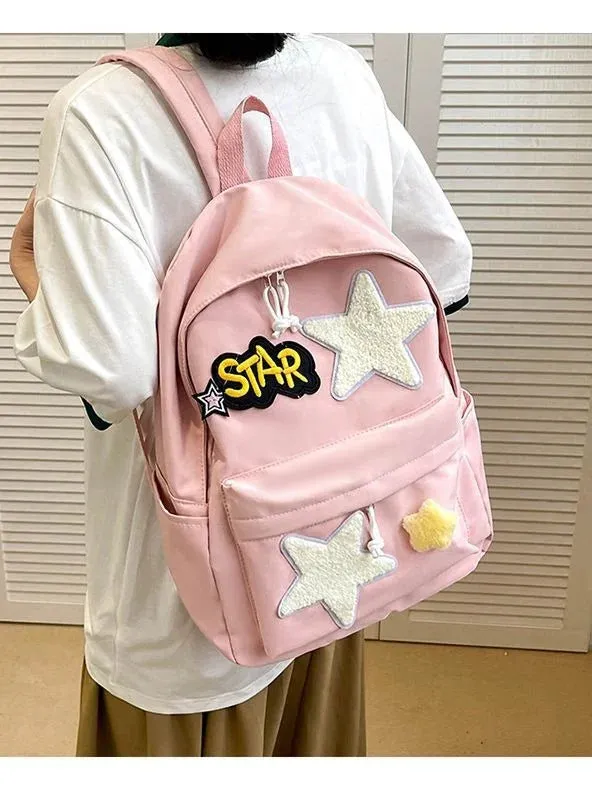 Stars Embroidered Backpack