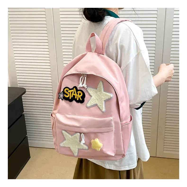 Stars Embroidered Backpack