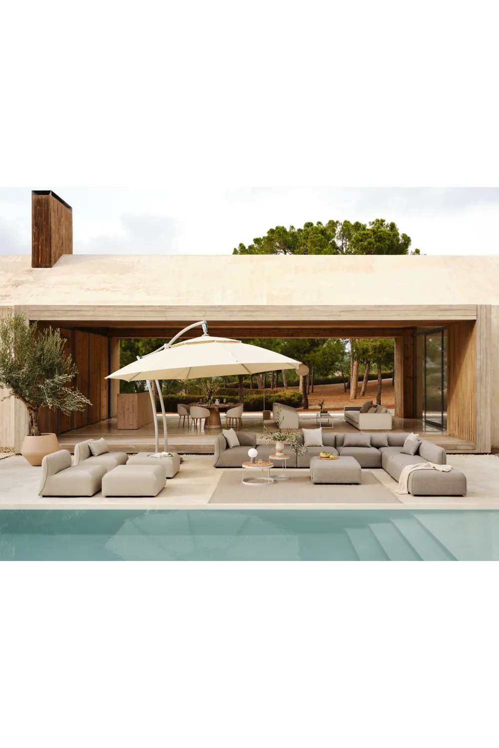 Steel-Framed Round Coffee Table | Bolia Drum