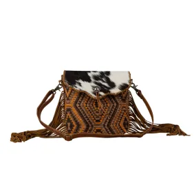 Stone Mesa Fringed Shoulder Bag