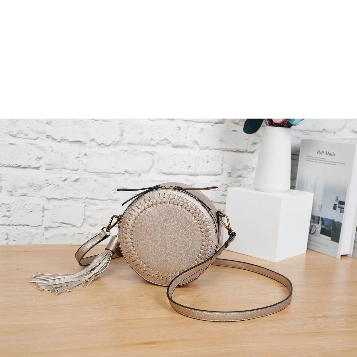 Suzie Round Crossbody - Copper