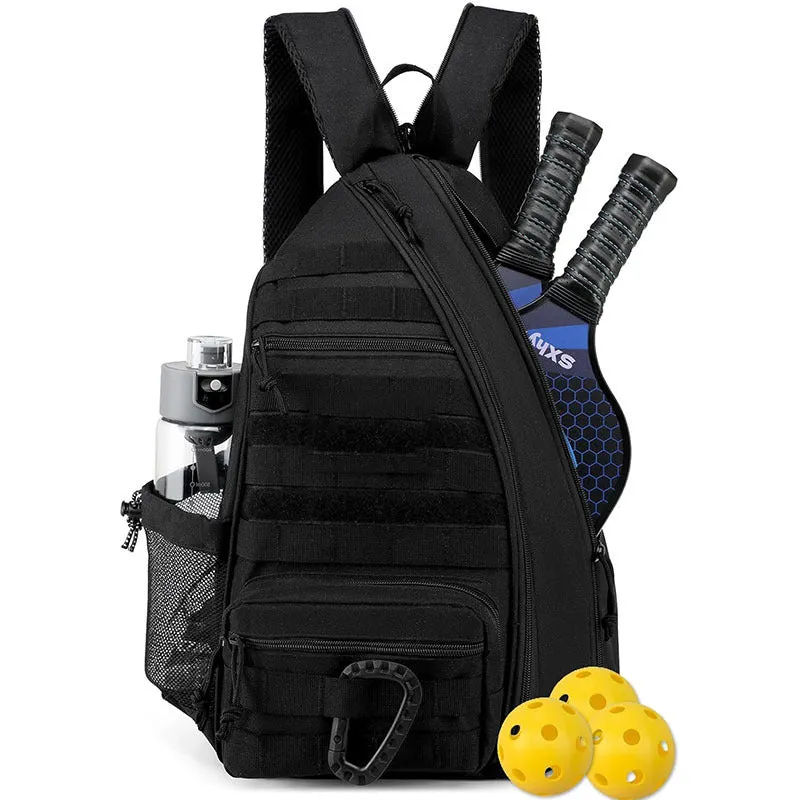 Tactical Pickleball Backpack Pickleball Paddle Tennis Racket For Women Men