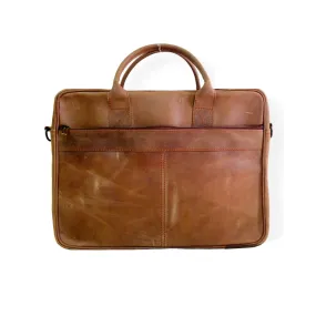 Tan Leather Laptop Bag for Men