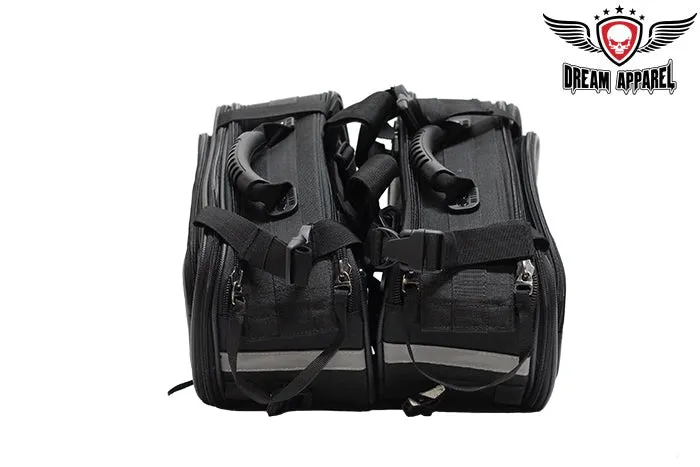 Textile Motorcycle Bag With Reflective Piping