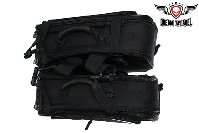 Textile Motorcycle Bag With Reflective Piping