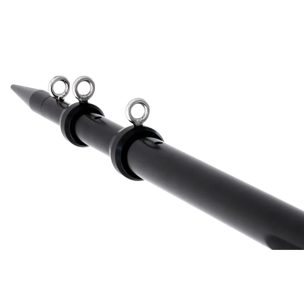 Tigress XD Telescoping Aluminum Center Outrigger Pole - 12" - Black [88922-1]