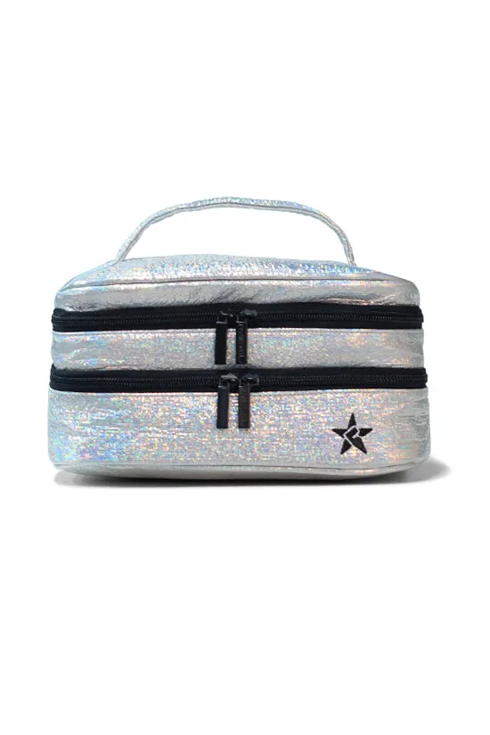 Tinsel in Moonlight Rebel Glam & Go Travel Case with Black Zipper