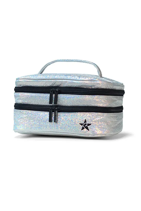 Tinsel in Moonlight Rebel Glam & Go Travel Case with Black Zipper