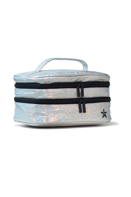 Tinsel in Moonlight Rebel Glam & Go Travel Case with Black Zipper