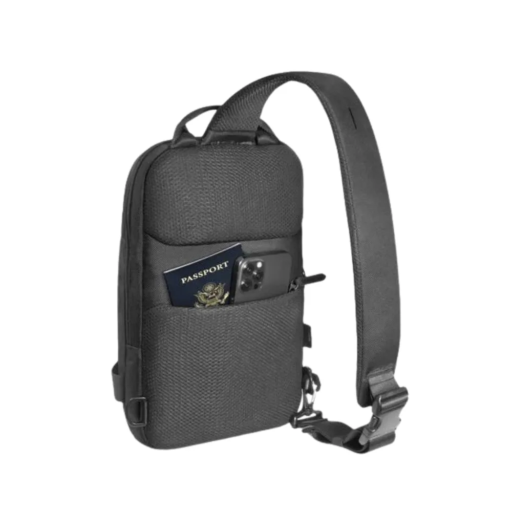 Tomtoc Commute Sling Bag / Shoulder Bag / Chest Bag for iPad Pro 11" - Black / Khaki