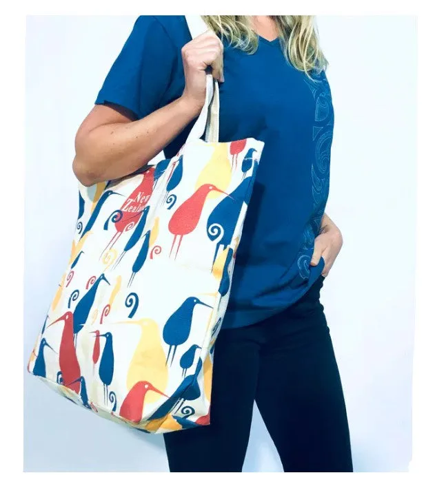 Tote Bag, Beach Bag Wild Kiwi