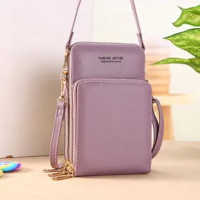 Touch screen multifunctional shoulder bag