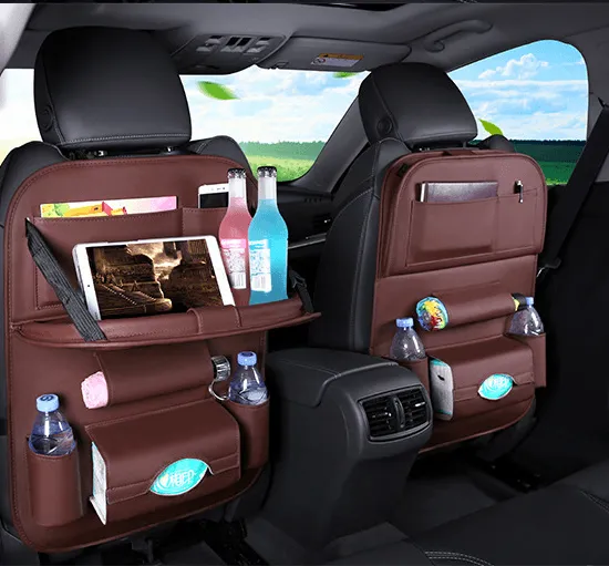 Ultimate Car Seat Organizer with Foldable Table Tray