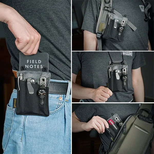 VE6 EDC Tool Pouch, Slim Pocket Organizer Pouch