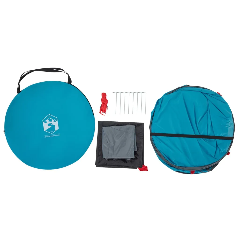 vidaXL Privacy Tent Blue Pop-up Waterproof