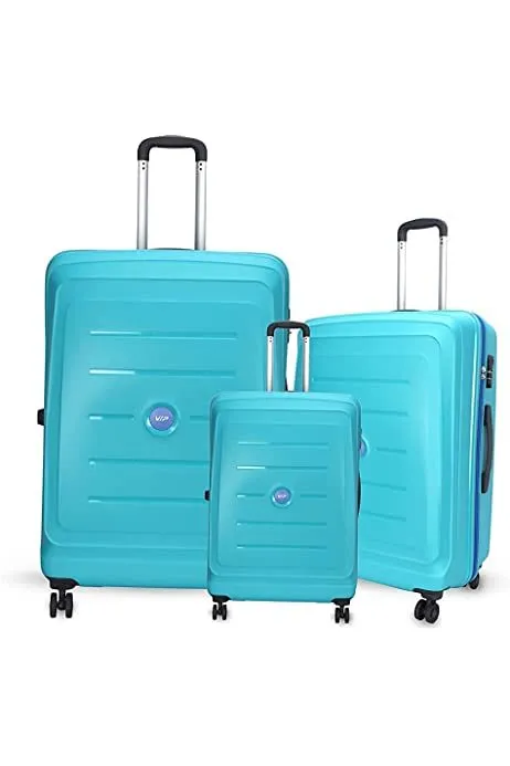 VIP MANAMA GOLD 8W 38x46x67cm Cabin Suitcase Medium Blue