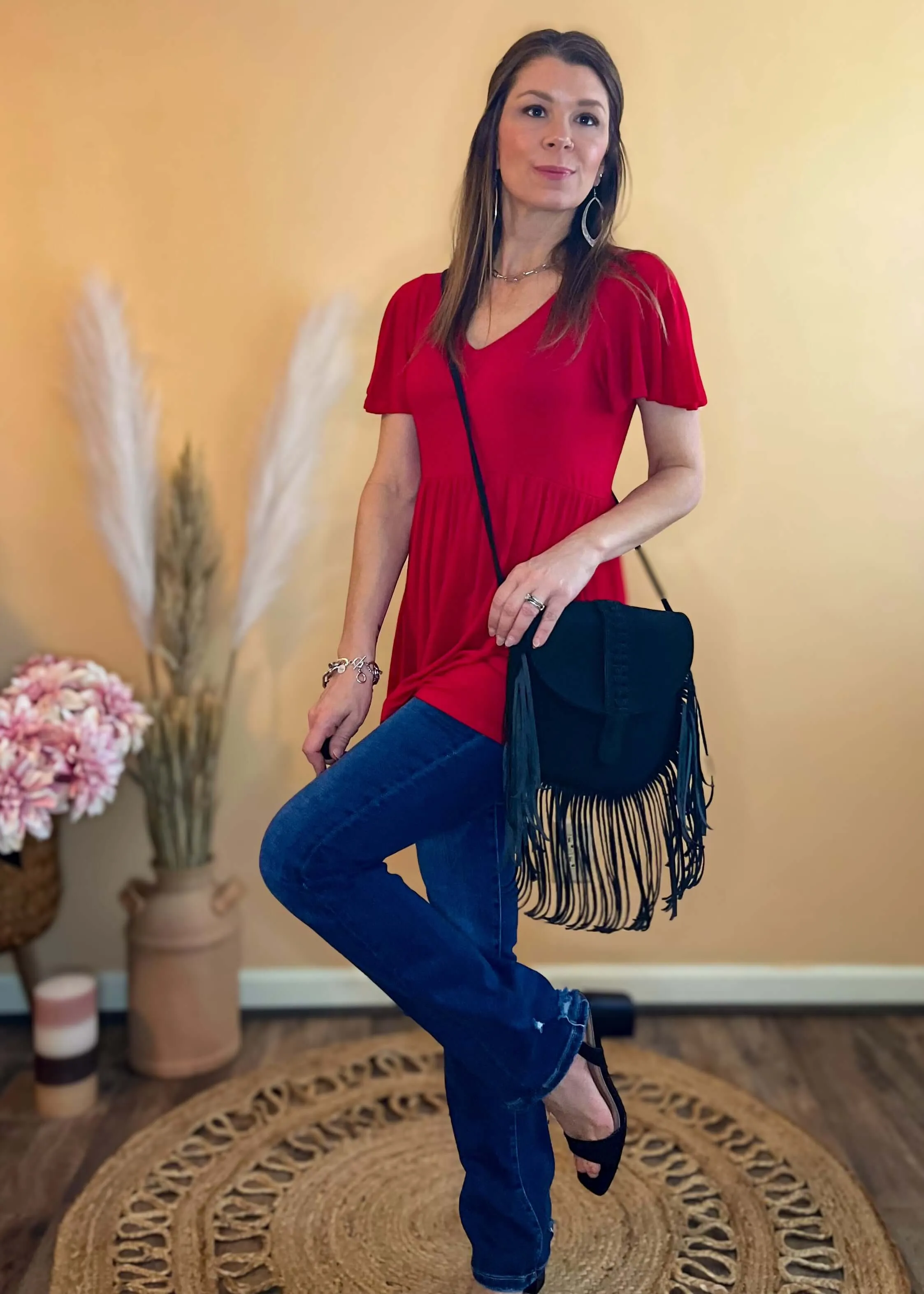 Wanderlust Fringe Crossbody Bag