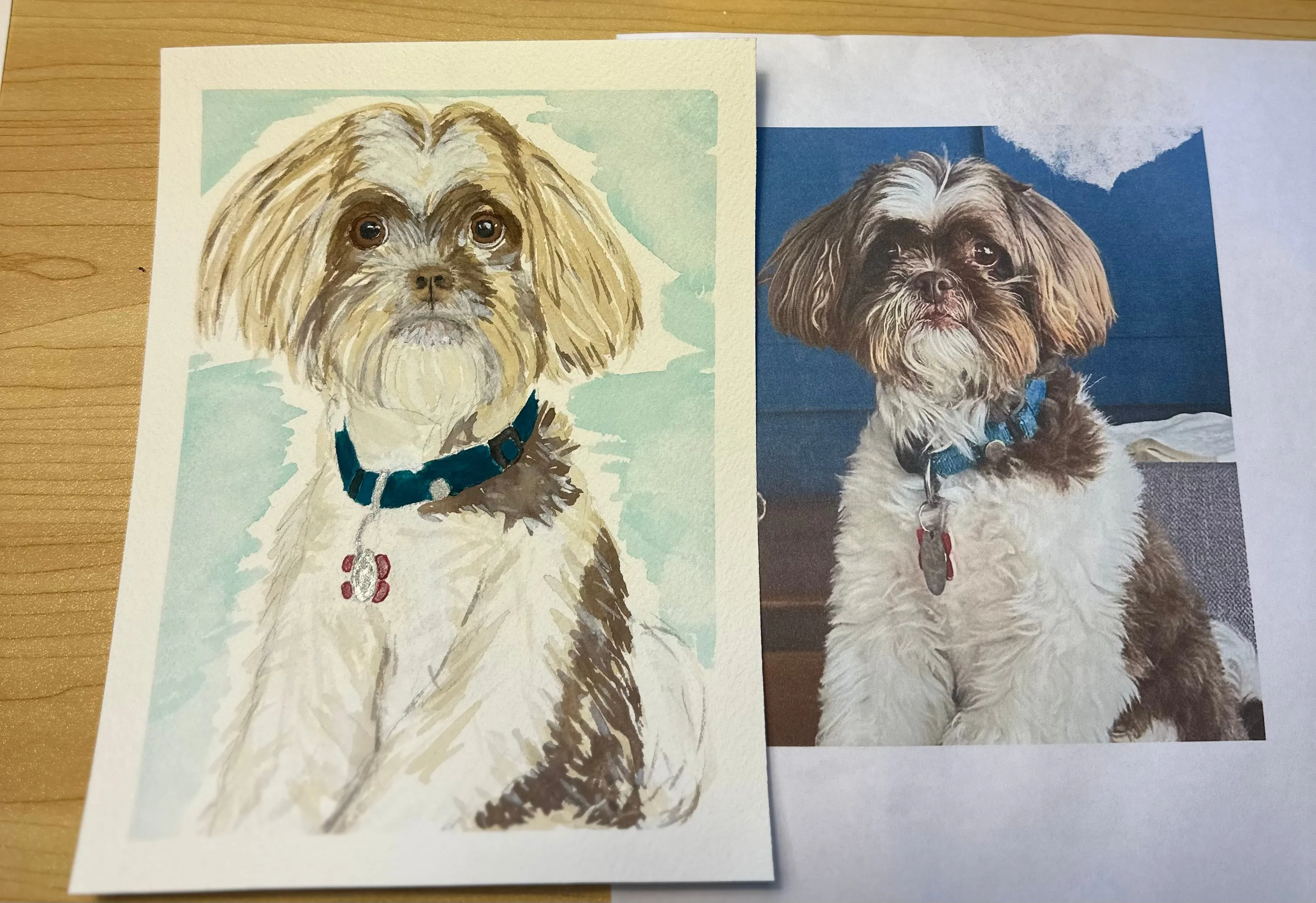 Watercolor Pet Portraits