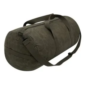 Waxed Canvas Shoulder Duffle Bag