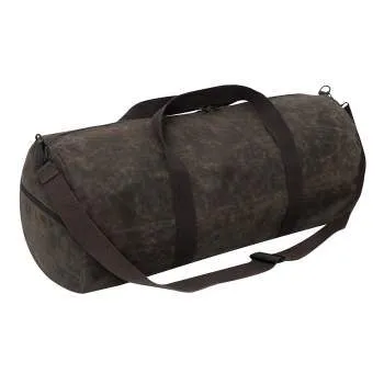 Waxed Canvas Shoulder Duffle Bag