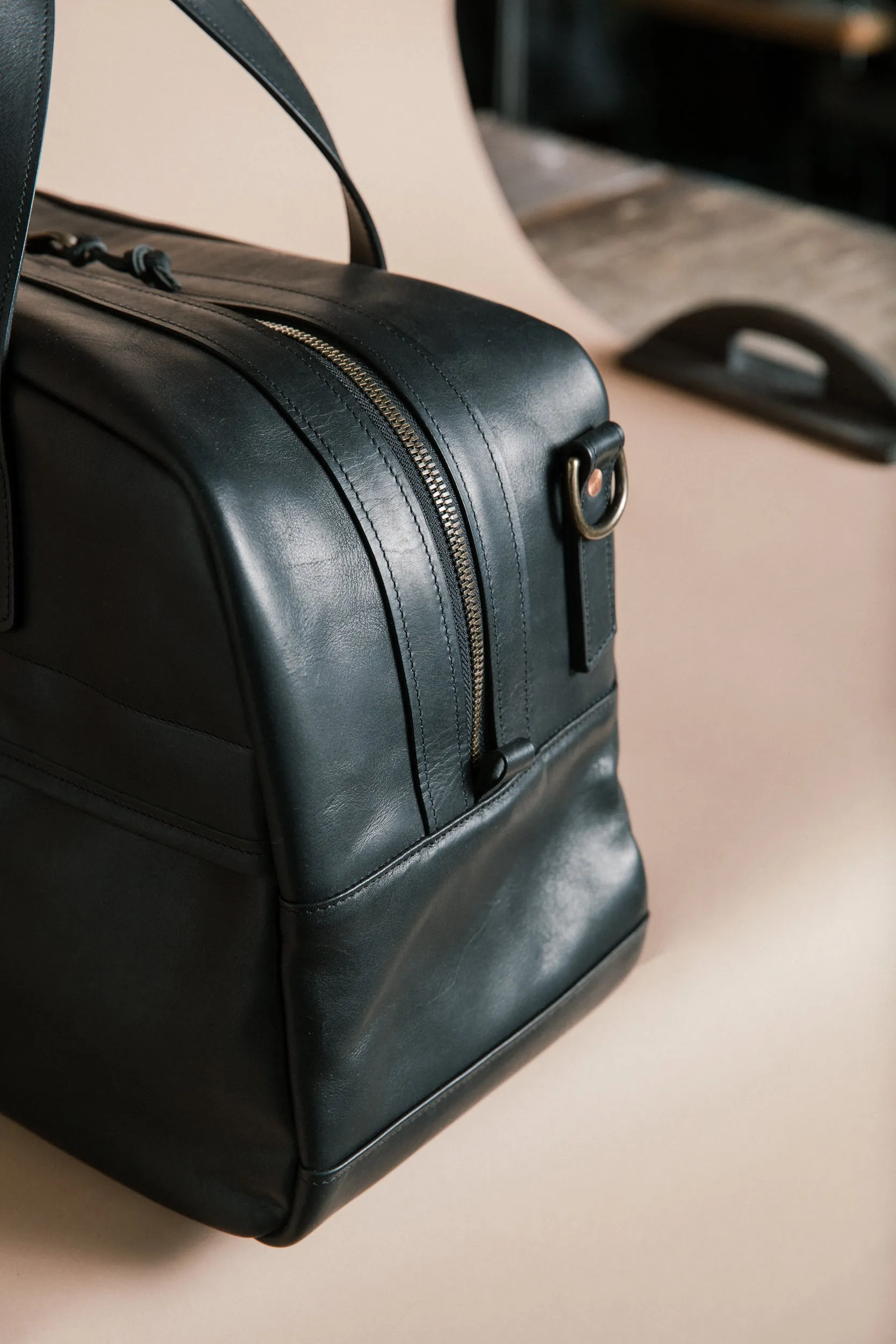 Weekender Duffle - Horween Black Essex