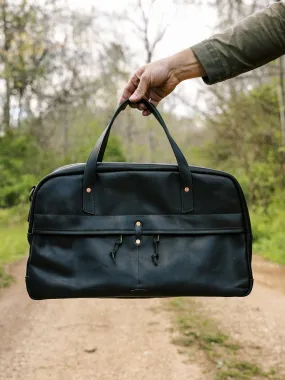 Weekender Duffle - Horween Black Essex