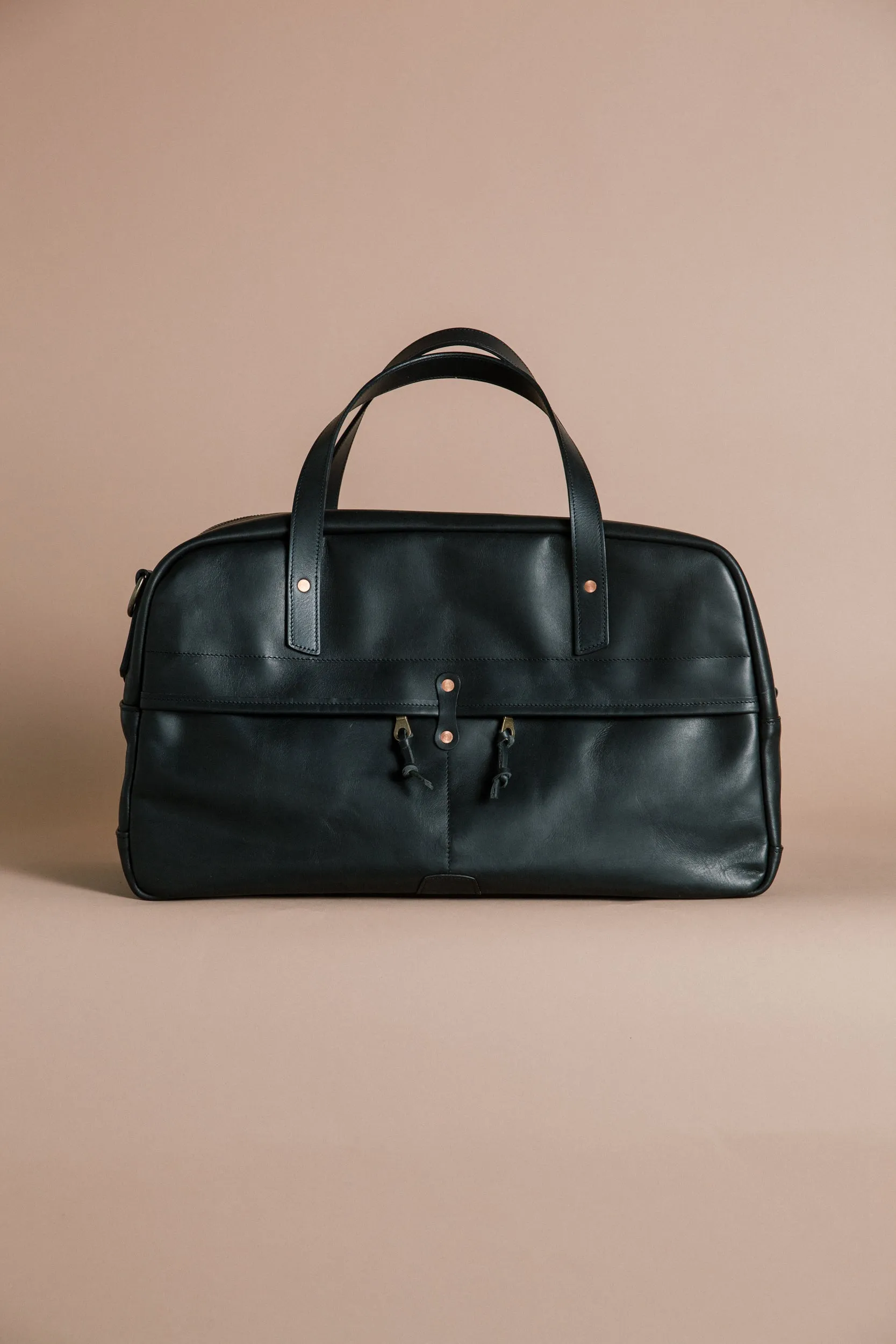 Weekender Duffle - Horween Black Essex