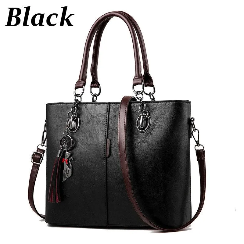 Womens Luxury Crossbody Solid Shoulder Bag