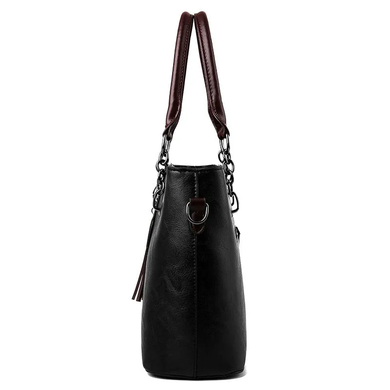 Womens Luxury Crossbody Solid Shoulder Bag